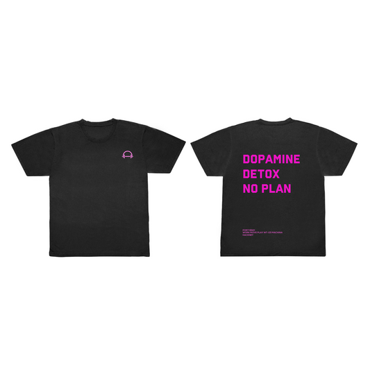 Mens training tee Black Dopamine